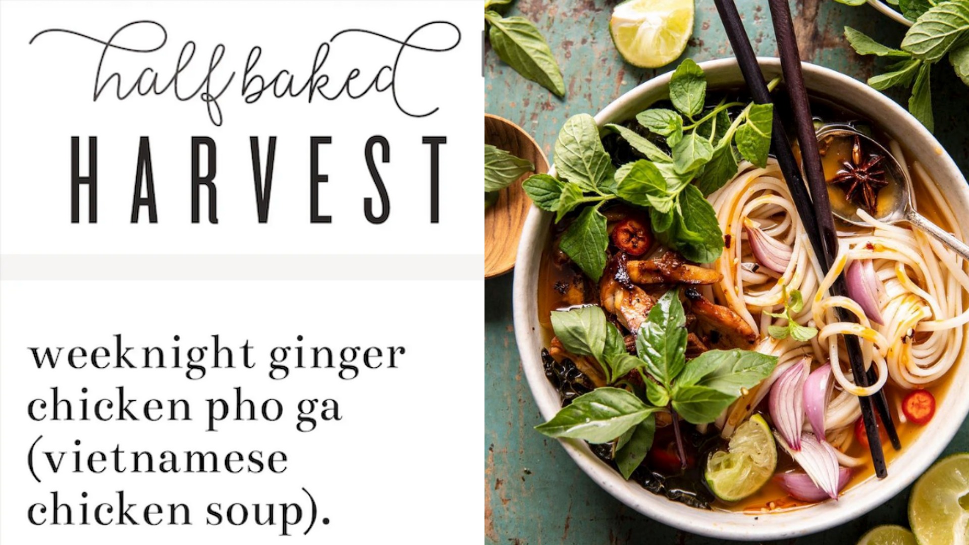 Resonate Half Baked Harvest Tieghan Gerard Vietanese Pho