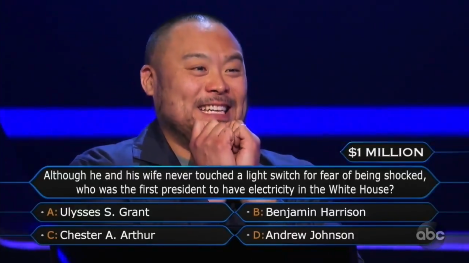 Chef David Chang first celebrity to win 'Who Wants to Be a