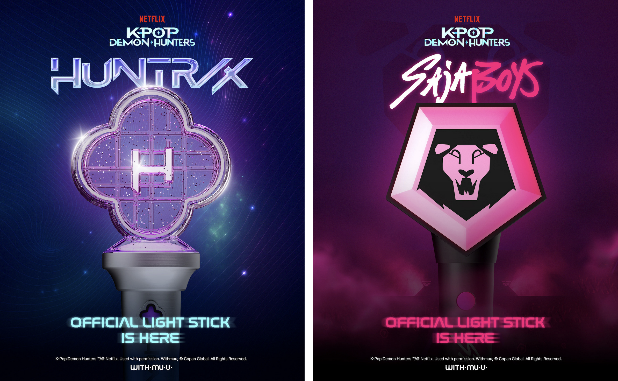 kpop demon hunters glow sticks