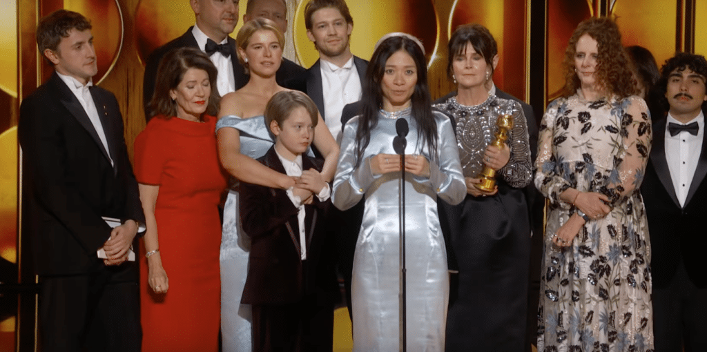 Chloé Zhao’s Hamnet wins best drama at Golden Globes as Steven Spielberg offers high praise