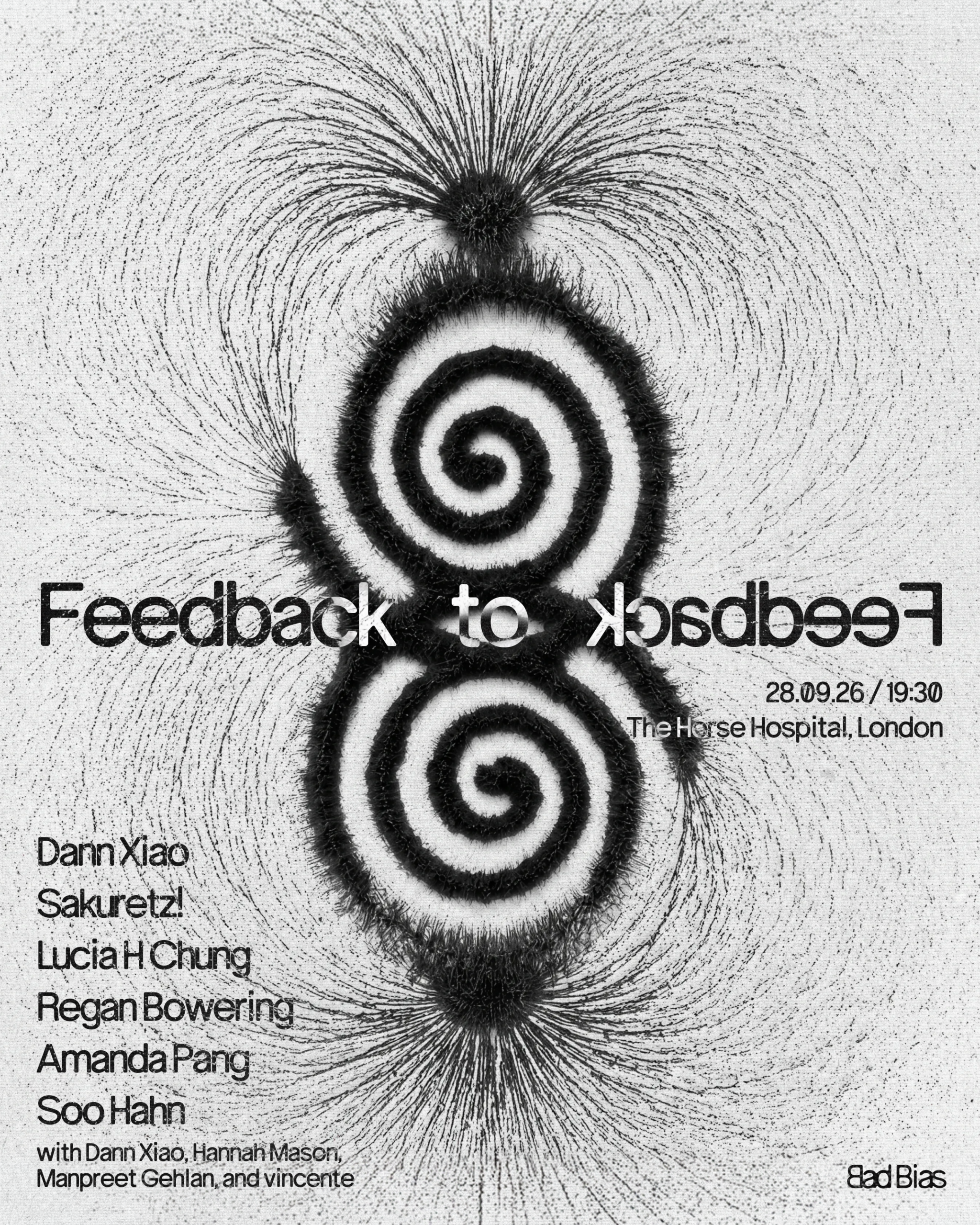 FEEDBACK TO FEEDB′ACK: Bad Bias poster